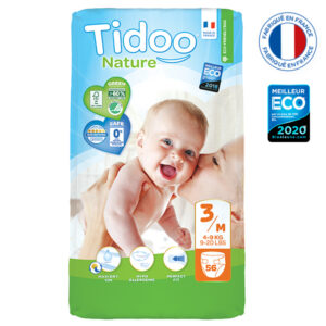 56 COUCHES T3 4-9KG HYPOALLERGENIQUES NATURE