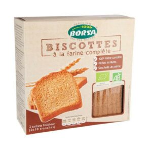 BISCOTTES A LA FARINE COMPLETE 300g