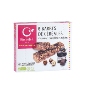 6 BARRES CHOCOLAT NOISETTES & RAISINS
